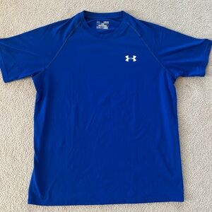 Under Armour Mens Royal Blue HeatGear Shirt